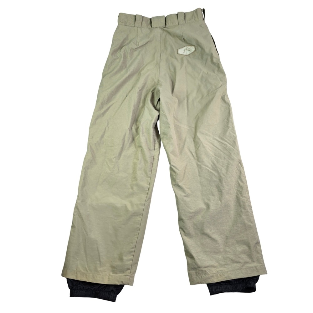 Vintage Y2K Rusty Snow Pants Mens Small Tan Snow Boarding Ski Snowboard Winter‎